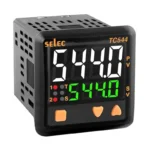 Selec TC544C-2-CU Temperature Controller 4-Digit Dual Display 12-24V DC