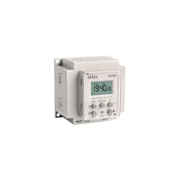 Selec TS1W1-1-20A-230V Digital daily weekly Time Switch 230V AC