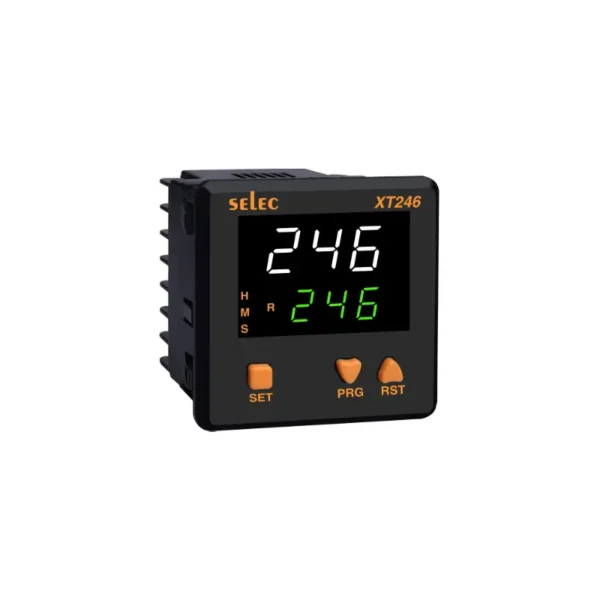 Selec XT246A Digital Timer 3 Digit Dual Display 90-270V AC/DC