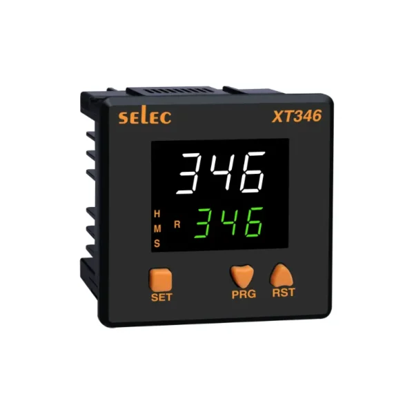 Selec XT346A Digital Timer 3 Digit Dual LED Display 90-270V AC/DC