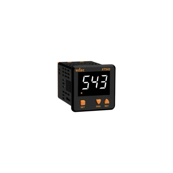 Selec XT543A Digital Timer 3 Digit Single White Display 90-270V AC/DC