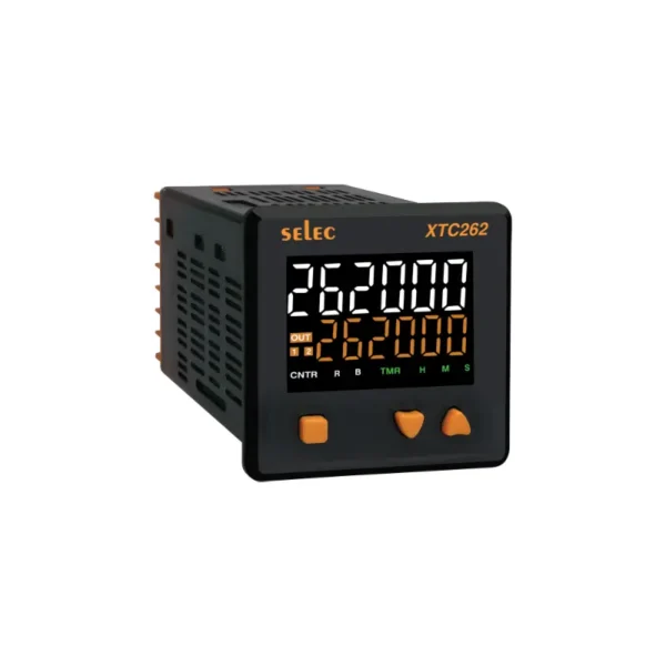 Selec XTC262 Programmable Counter 6 Digit Dual Display 90-270 V AC/DC