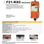POWER F21-E1B Hoist Crane Industrial Remote Control Wireless Transmitter Push Button Switch Channel (AC 36V-440V(50-60) 1 Transmitter + 1 Receiver) - Image 5