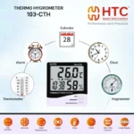HTC 103 CTH Thermo Hygrometer, -50°C to 70°C, 10%RH-99%RH, 3 Line LCD - Image 5