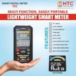 HTC 15S True RMS Smart Digital Multimeter with Color Display, 600V AC/DC, 10A & Temperature Measurement - Image 5