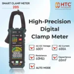 HTC 20S Smart True RMS Clamp Meter with 5999 Count Colour Display & Analog Bar Graph - Image 5