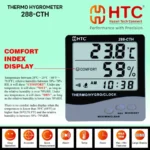 HTC 288 CTH Thermo Hygrometer, -50°C to 70°C, 10%RH-99%RH, Dual-line LCD - Image 5