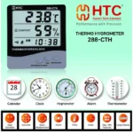 HTC 288 CTH Thermo Hygrometer, -50°C to 70°C, 10%RH-99%RH, Dual-line LCD - Image 6