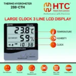 HTC 288 CTH Thermo Hygrometer, -50°C to 70°C, 10%RH-99%RH, Dual-line LCD - Image 3