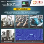 HTC 6250-IN 5000V Digital Insulation Tester up to 200 with Phase Sequence Testing - Image 2