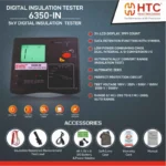 HTC 6350-IN 5000V High Voltage Digital Insulation Tester up to 200 Automatic Ranging - Image 4