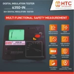 HTC 6350-IN 5000V High Voltage Digital Insulation Tester up to 200 Automatic Ranging - Image 5