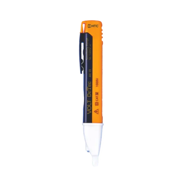 HTC AC-II Non-Contact AC Voltage Detector Pen, 90V to 1000V AC with LED & Flashlight