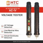 HTC AC-IV Dual Sensitivity Non-Contact AC Voltage Detector, 12V-1000V with NCV - Image 3