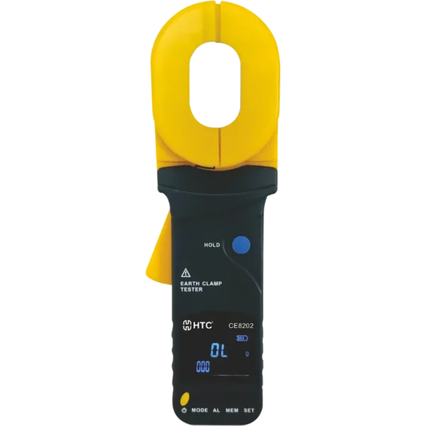 HTC CE-8202 Digital Earth Clamp Meter up to 1200Ω with 20A Current Measurement