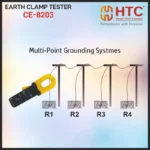 HTC CE-8203 Digital Earth Clamp Meter up to 200, 9999 Count LCD with Alarm Function - Image 5