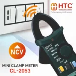 HTC CL-2053 Mini Clamp Meter True RMS 1999 Count, 100A AC/DC with VFC Mode & 17mm Jaw - Image 3