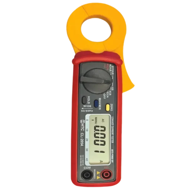 HTC CL-2054 AC Leakage Current Tester 3¾ Digit Clamp Meter, 3999 Count with Bar Graph Display