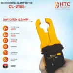 HTC CL-2055 AC/DC Digital Clamp Meter 4 Digit, 9999 Count with Peak Hold & EMC Protection - Image 3