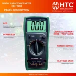 HTC CM-1500 Digital Capacitance Meter 200pF to 20mF with Self-Discharge - Image 5