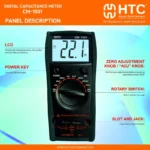 HTC CM-1501 Digital Capacitance Meter 200pF to 200mF with Self-Discharge - Image 2