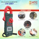 HTC CM-2007 800A AC Digital True RMS Clamp Meter, 3999 Count with Built-in Jaw Lighting - Image 2