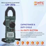 HTC CM-2016 800A AC/DC Digital True RMS Clamp Meter, 5999 Count with Duty Cycle Measurement - Image 4