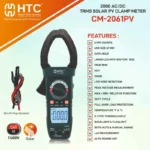 HTC CM-2061PV Solar Meter, 2000A AC/DC True RMS Solar PV Clamp - Image 3