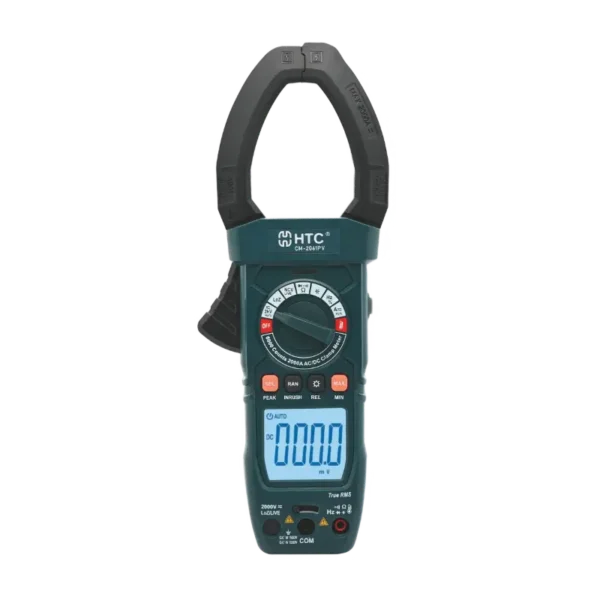 HTC CM-2061PV Solar Meter, 2000A AC/DC True RMS Solar PV Clamp