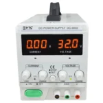 HTC DC-3002 DC Power Supply, 0-30V, 0-2A, Low Ripple Noise