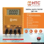 HTC DET-99 Digital Earth Resistance Tester up to 1000, 1999 Count LCD Display - Image 2