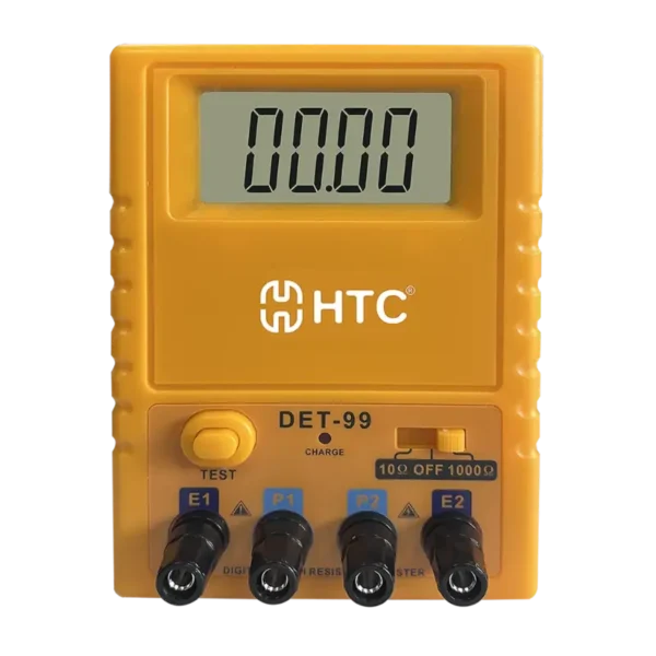 HTC DET-99 Digital Earth Resistance Tester up to 1000, 1999 Count LCD Display