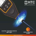 HTC DFT-821 Coating Thickness Meter, 0-1700 µm, Magnetic & Non-Magnetic, Data Storage - Image 2