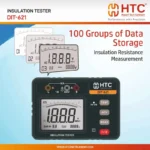 HTC DIT-621 Digital Insulation Tester up to 20 with PI and DAR Diagnostics