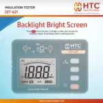 HTC DIT-621 Digital Insulation Tester up to 20 with PI and DAR Diagnostics - Image 3