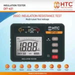 HTC DIT-621 Digital Insulation Tester up to 20 with PI and DAR Diagnostics - Image 6