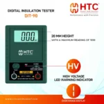 HTC DIT-90 Digital Insulation Tester up to 2000 with Selectable Test Voltages - Image 3