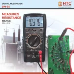 HTC DM-56 Digital Multimeter, 1000V DC / 750V AC, 19999 Counts with hFE Transistor Testing - Image 4