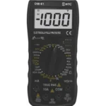 HTC DM-81 True RMS Multimeter, 1000V DC / 750V AC, 1999 Count with Overload Protection