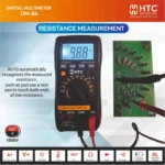 HTC DM-86 True RMS Multimeter, 1000V DC / 750V AC, 1999 Count with MAX/MIN Mode - Image 6