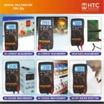 HTC DM-86 True RMS Multimeter, 1000V DC / 750V AC, 1999 Count with MAX/MIN Mode - Image 2