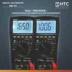 HTC DM-87 True RMS Digital Multimeter with VSD, 1000V DC / 750V AC & Analog Bar Graph - Image 3