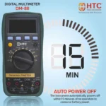 HTC DM-88 True RMS Multimeter with Auto/Manual Range, 1000V DC / 750V AC, 3999 Counts - Image 4