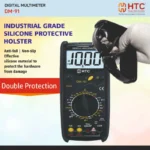 HTC DM-91 Manual Multimeter with Terminal Shutter Interlock Mechanism, 1999 Counts - Image 2