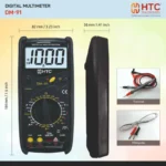 HTC DM-91 Manual Multimeter with Terminal Shutter Interlock Mechanism, 1999 Counts - Image 3