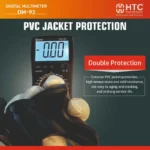 HTC DM-92 Manual Ranging Multimeter, 1999 Counts with Full Range Protection - Image 2