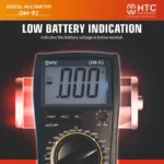 HTC DM-92 Manual Ranging Multimeter, 1999 Counts with Full Range Protection - Image 3