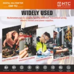 HTC DM-92 Manual Ranging Multimeter, 1999 Counts with Full Range Protection - Image 4