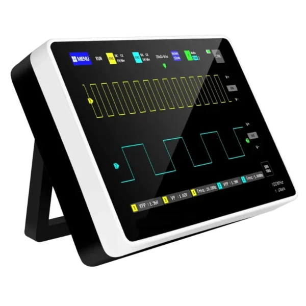 HTC DSO-20100S Digital Oscilloscope, 100MHz Bandwidth, 1GSa/s Sampling Rate, 7-inch HD Touchscreen