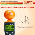 HTC EMF-523 Tri-Axis 3.5 GHz Electromagnetic Field (EMF) & RF Radiation Tester - Image 3